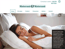 Tablet Screenshot of materassicagliari.com